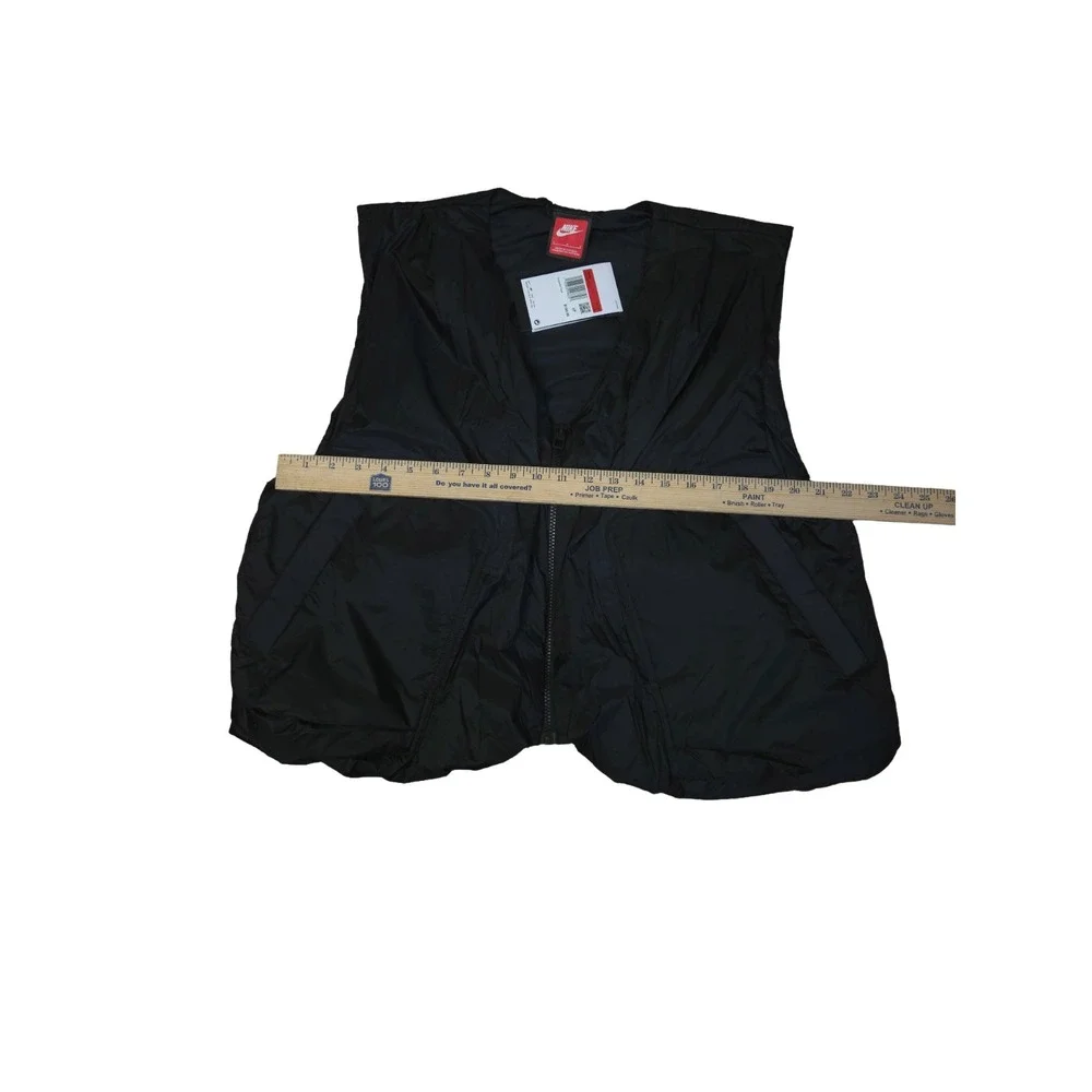 Nike Tech‎ Woven Vest HM4262-010 Black Men's Large Loose Fit